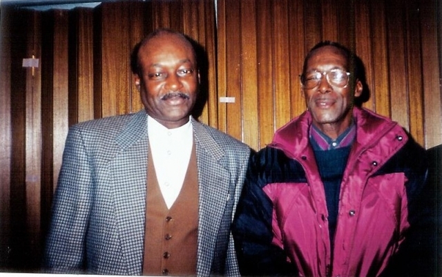 Robert Sr. with his uncle, Hayward Leake Jr.