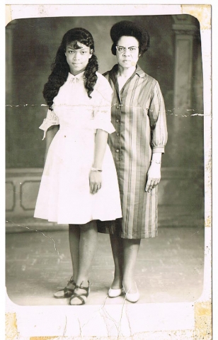 Orpha Jean Mallett-Anthony (1950-73) & Aunt Ella Williams-Webster
