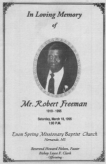 Robert Freeman Jr. (1919-1995)