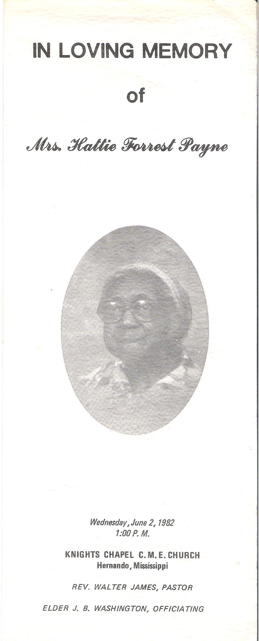Hattie Forrest-Payne (1895-1982)