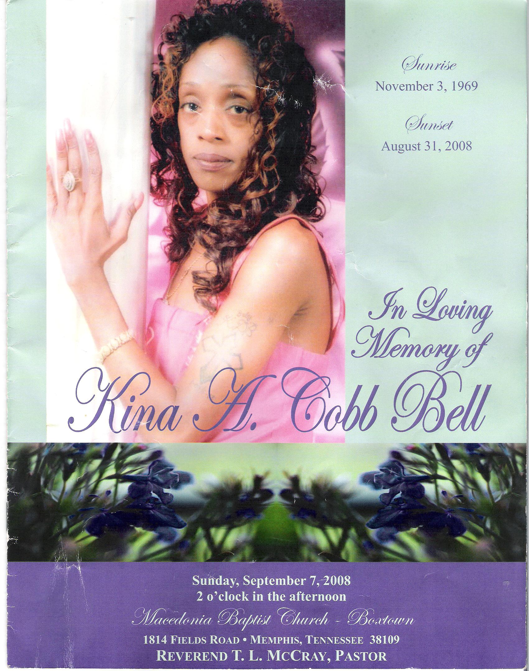 Kina A. Cobb-Bell (1969-2008)